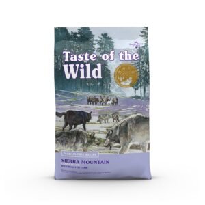 Taste of the Wild Grain-Free Sierra Mountain Canine Recipe w/ Roasted Lamb Dry Dog Food