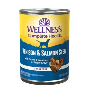 Wellness Complete Health Venison & Salmon Stew w/ Carrots & Potatoes In Savory Gravy Canned Dog Food