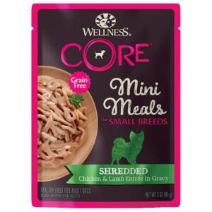 Wellness CORE Small Breed Mini Meals Shredded Chicken & Lamb Entree in Gravy Wet Dog Food