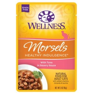 Wellness Morsels w/ Tuna in Savory Sauce Adult Wet Cat Food