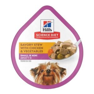 Hill's Science Diet Savory Stew w/ Chicken & Vegetables Small & Mini Adult 1-6 Premium Wet Dog Food