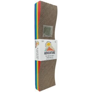 Fetch Your Own Adventure Rainbow Wave Cat Scratcher Board