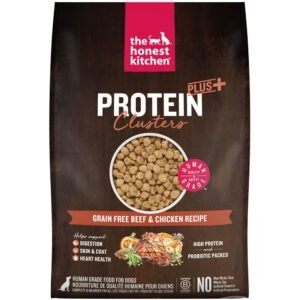 The Honest Kitchen Protein Plus+ Clusters Grain Free Beef & Chicken Recipe Dry Dog Food