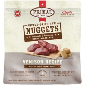 Primal Freeze-Dried Raw Nuggets Venison Recipe Adult Dog Food