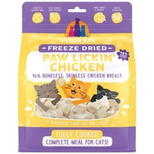 Weruva Freeze Dried Paw Lickin' Chicken Fully Cooked Cat Food