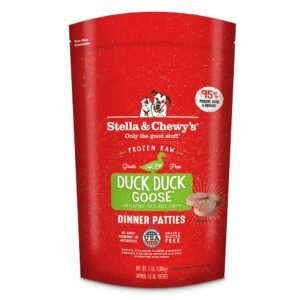 Stella & Chewy's Duck Duck Goose Dinner Patties Frozen Raw Dog Food