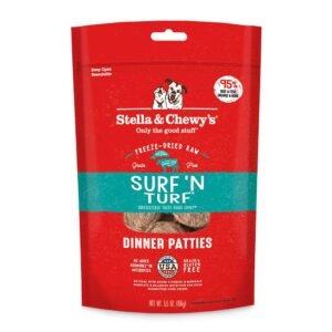 Stella & Chewy's Surf 'N Turf Dinner Patties Freeze-Dried Raw Dog Food
