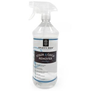 Spiffy Paw Unscented Stain & Odor Remover Spray Formulated for Dogs & Cats