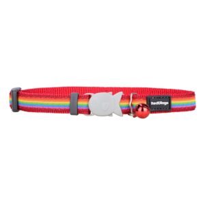 Red Dingo Red Rainbow Breakaway Safety Cat Collar