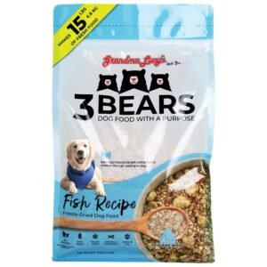 Grandma Lucy's 3 Bears Fish Recipe Freeze-Dried Dog Food