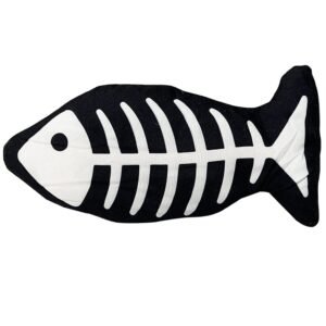 Zip Kitty Skeleton Floppy Fish Interactive Cat Toy