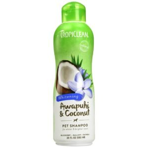 TropiClean Awapuhi & Coconut Whitening Pet Shampoo
