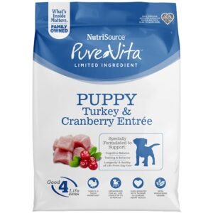 PureVita Limited Ingredient Puppy Turkey & Cranberry Entrée w/ Wholesome Grains Dry Dog Food
