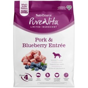 PureVita Limited Ingredient Pork & Blueberry Entrée Grain Free Dry Dog Food