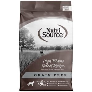 NutriSource High Plains Select Recipe w/ Beef, Trout & Turkey Meal Grain Free Dry Dog Food