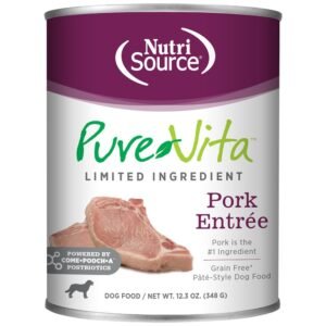 Purevita Limited Ingredient Pork Entrée Pate Canned Dog Food