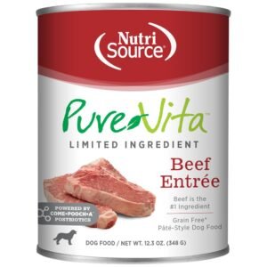 Purevita Limited Ingredient Beef Entrée Pate Canned Dog Food