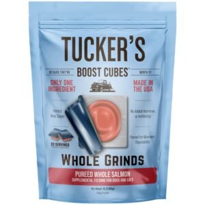Tucker's Boost Cubes Whole Grinds Pureed Whole Salmon Frozen Dog & Cat Meal Topper