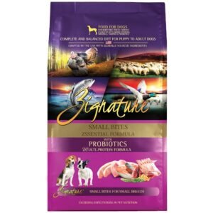 Zignature Small Bites Zssential Formula w/ Probiotics Multi-Protein Formula Small Breed Dry Dog Food