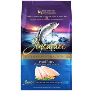 Zignature Limited Ingredient Trout & Salmon Meal Formula w/ Probiotics Dry Dog Food