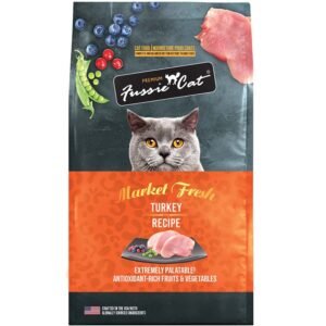Fussie Cat Market Fresh Turkey Recipe Premium Dry Cat Food