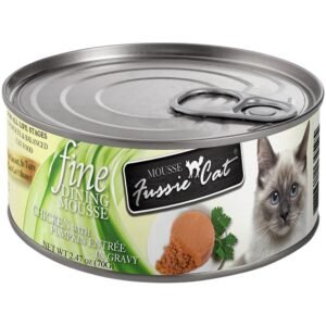 Fussie Cat Fine Dining Mousse Chicken w/ Pumpkin Entrée in Gravy Canned Cat Food