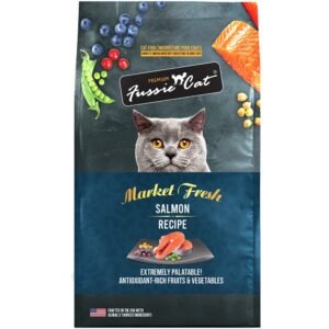 Fussie Cat Market Fresh Salmon Recipe Premium Dry Cat Food