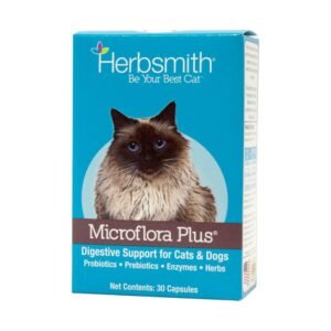 Herbsmith Microflora Plus Digestive Support for Cats & Dogs