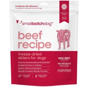 Smallbatch Beef Recipe Sliders Freeze-Dried Dog Food