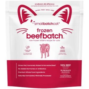 Smallbatch Beefbatch Sliders Raw Frozen Cat Food
