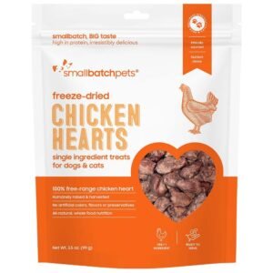 Smallbatch Freeze-Dried Chicken Hearts Dog & Cat Treats