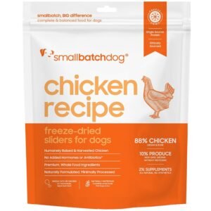 Smallbatch Chicken Recipe Sliders Freeze-Dried Dog Food