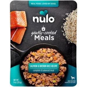 Nulo Gently Cooked Meals Salmon & Brown Rice Recipe Adult Dog Food