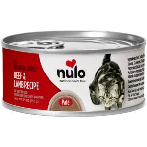 Nulo Paté Beef & Lamb Recipe Kitten & Adult Canned Cat Food