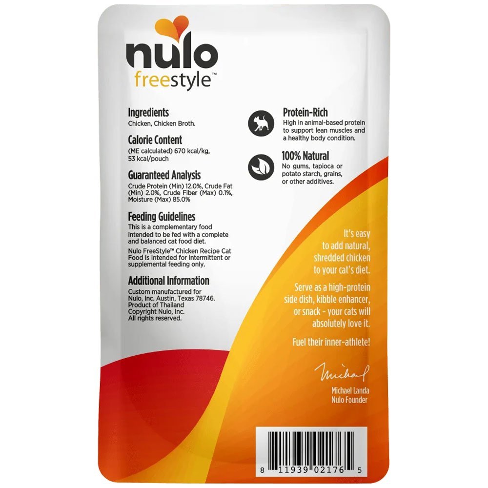 Nulo Freestyle Chicken in Chicken Broth Wet Cat Food Topper