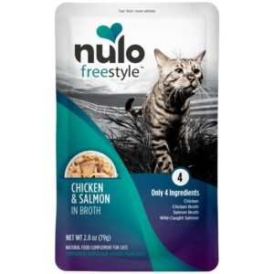 Nulo Freestyle Chicken & Salmon in Broth Wet Cat Food Topper