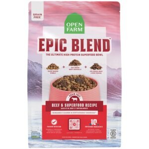 Open Farm Epic Blend Grain Free Beef & Superfood Recipe Oven Baked Dry Dog Food
