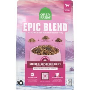 Open Farm Epic Blend Ancient Grains Salmon & Superfood Recipe Oven Baked Dry Dog Food