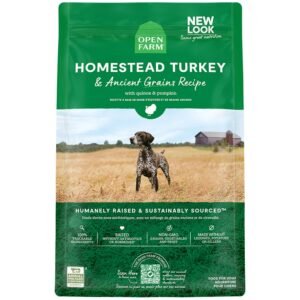 Open Farm Homestead Turkey & Ancient Grains Recipe w/ Quinoa & Pumpkin Dry Dog Food