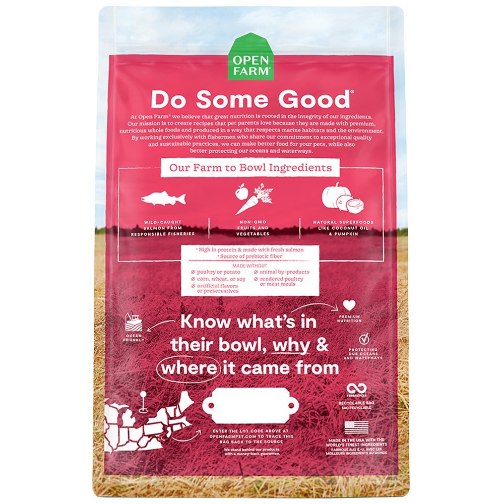 Open Farm Grain Free Wild-Caught Salmon Recipe Dry Dog Food