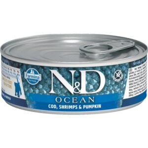 Farmina N&D Ocean Cod, Shrimp & Pumpkin Kitten Canned Cat Food
