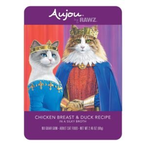 RAWZ Aujou Chicken Breast & Duck Recipe Wet Cat Food