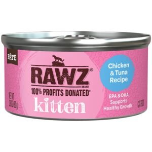 RAWZ Kitten Chicken & Tuna Cat Recipe Pâté Canned Cat Food