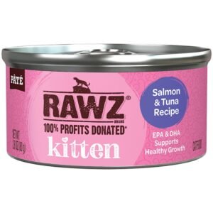 RAWZ Kitten Salmon & Tuna Cat Recipe Pâté Canned Cat Food