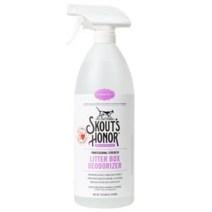 Skout's Honor Professional Strength Litter Box Deodorizer Spray for Cats