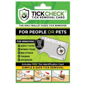 TickCheck Wallet Sized Tick Removal Card