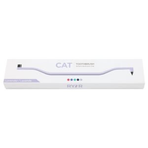 RyerCat Lavender Dual Sided Cat Toothbrush