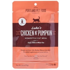 Portland Pet Food Luke's Chicken N' Pumpkin Homestyle Meal Cat Food Topper