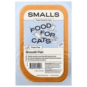 Smalls Gently Cooked Smooth Fish Fresh Salmon & Cod Recipe Pate Cat Food