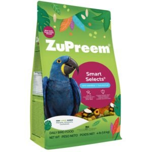 Zupreem Smart Selects Large Bird Food, Macaws, 4Lb